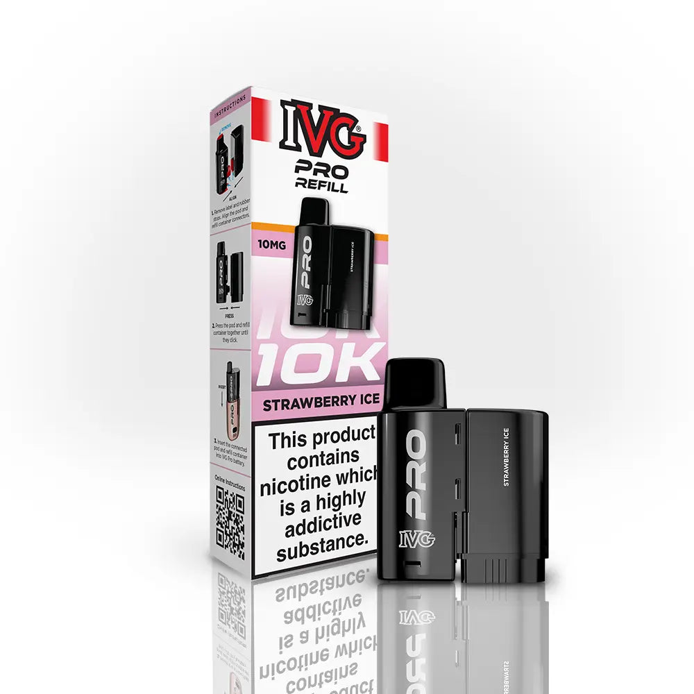 IVG Pro 12 Refill Pods 10mg | 2ml + 10ml | 10,000 Puffs