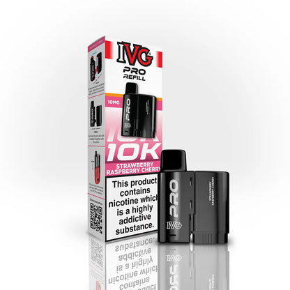IVG Pro 12 Refill Pods 10mg Strawberry Raspberry Cherry prefilled pod refill