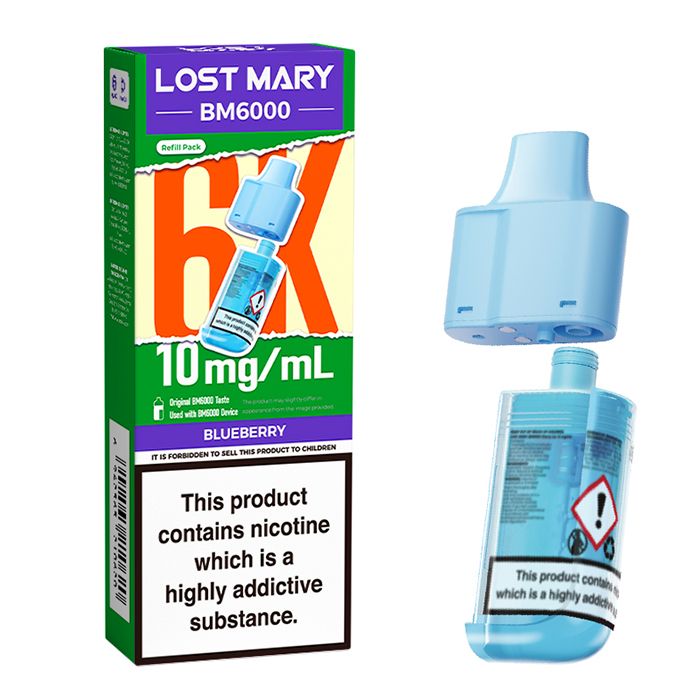 Lost Mary BM6000 Replacement Prefilled Pods — 10mg
