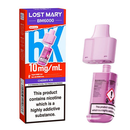 Lost Mary BM6000 Replacement Prefilled Pods — 10mg Lost Mary