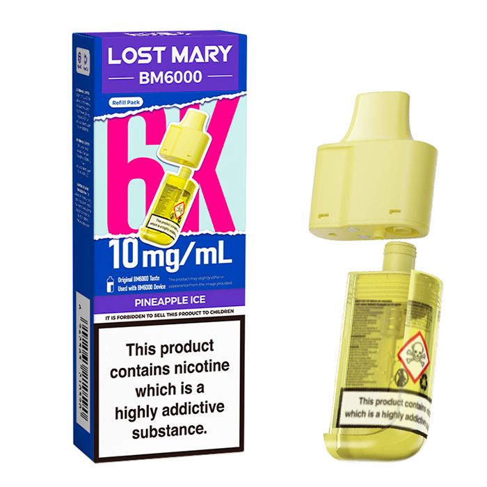 Lost Mary BM6000 Replacement Prefilled Pods — 10mg
