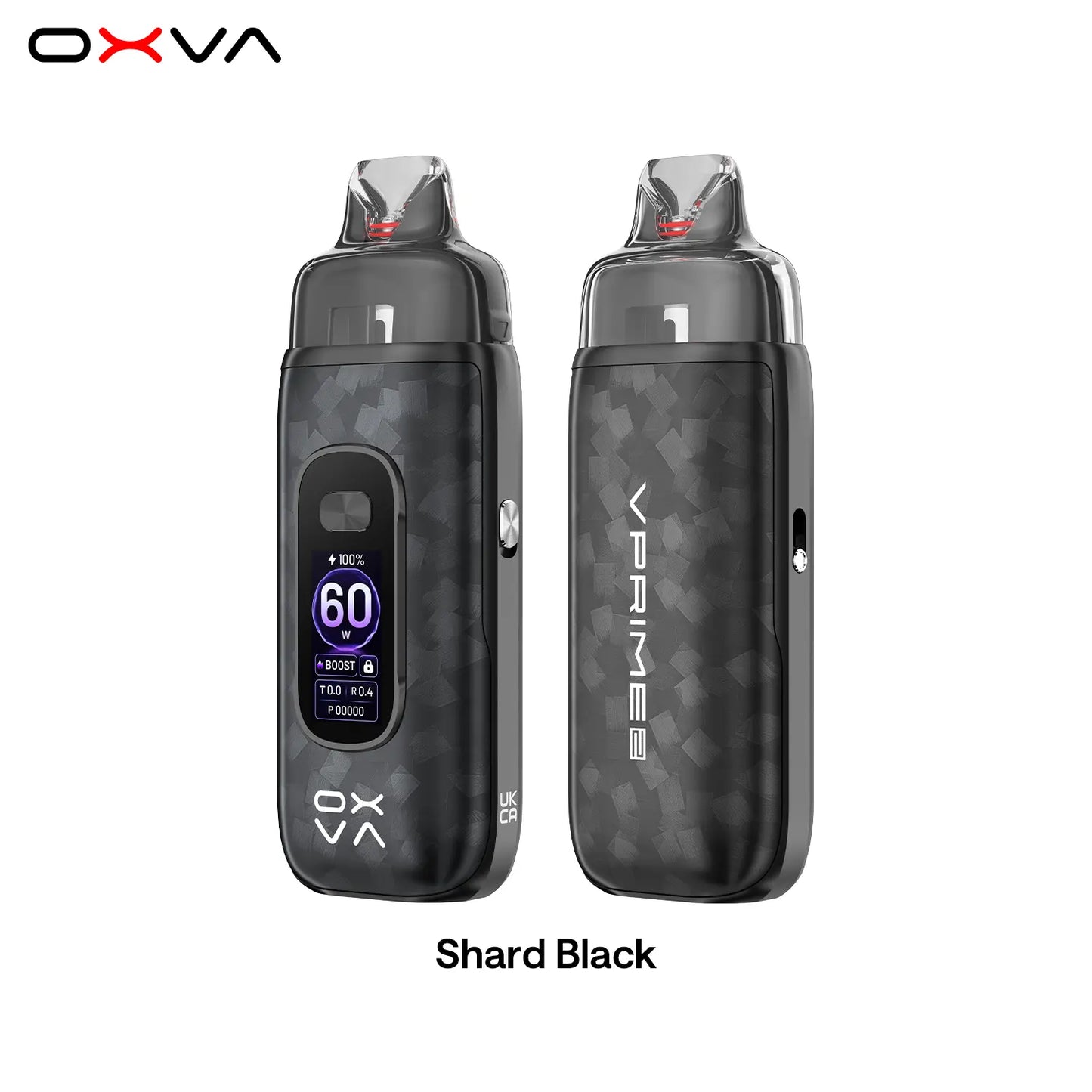 OXVA VPrime 2 Pod Vape Kit in Shard Black