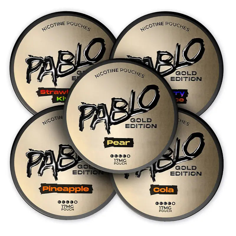 PABLO Gold Edition 17mg Nicotine Pouches - 20 Slim Pouches