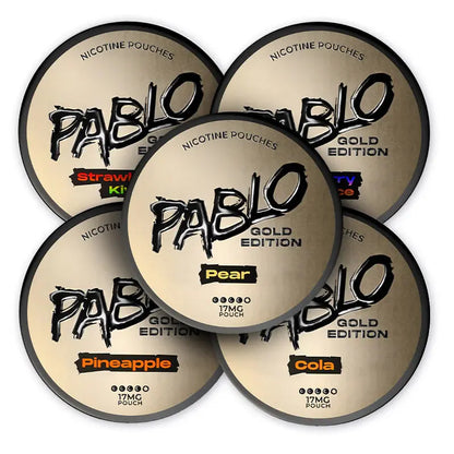 PABLO Gold Edition 17mg Nicotine Pouches - 20 Slim Pouches Pablo
