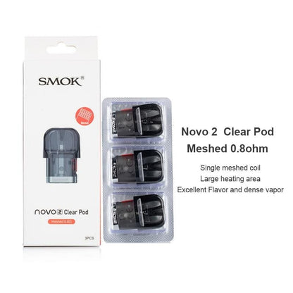 Smok Novo 2 Replacement Pods 0.8 Ohm - 3 Pcs/Pack