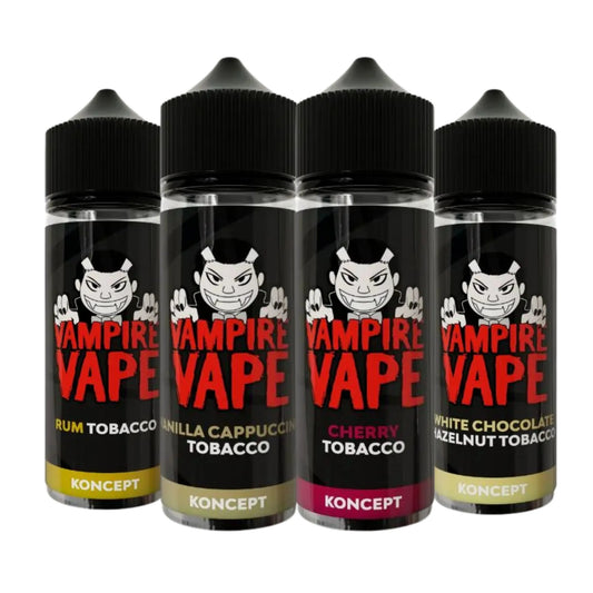Vampire Vape 100ml Tobacco Range 70/30 E-Liquid Shortfill Vampire Vape