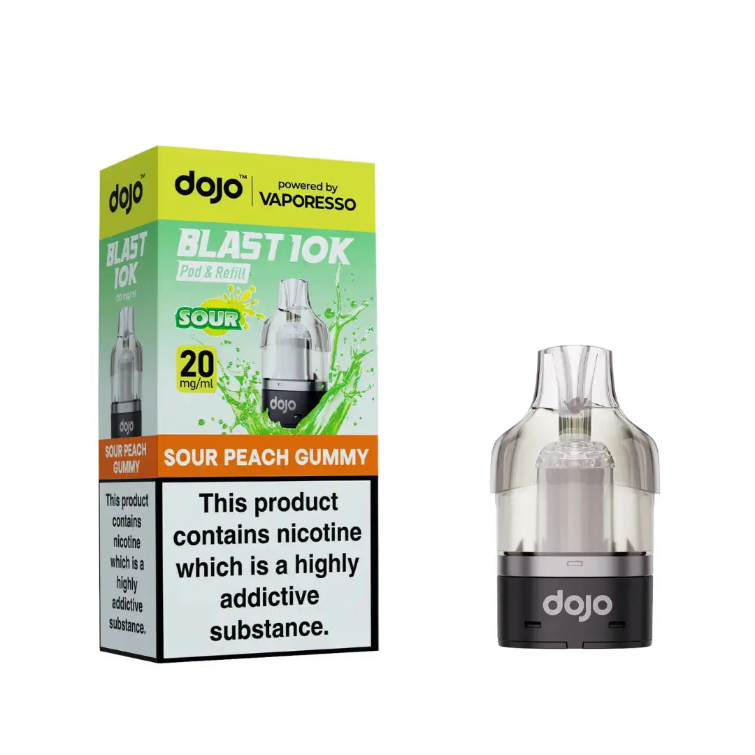 Vaporesso Dojo Blast 10K Prefilled Pod + 10ml Refill Container Vaporesso