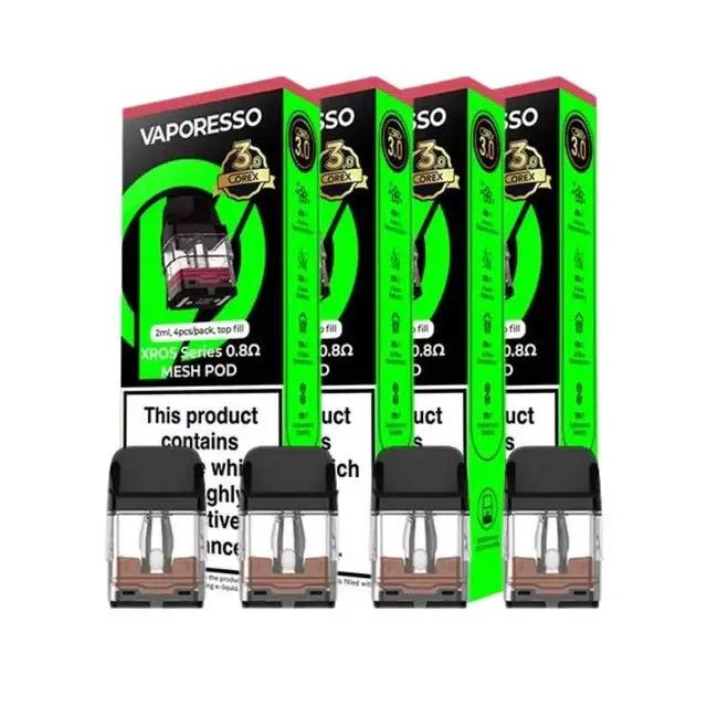 Buy Vaporesso XROS COREX 3.0 Replacement Pods (4-Pack) Online At The Best Price Buy Vaporesso XROS COREX 3.0 Replacement Pods (4-Pack) Online At The Best Price