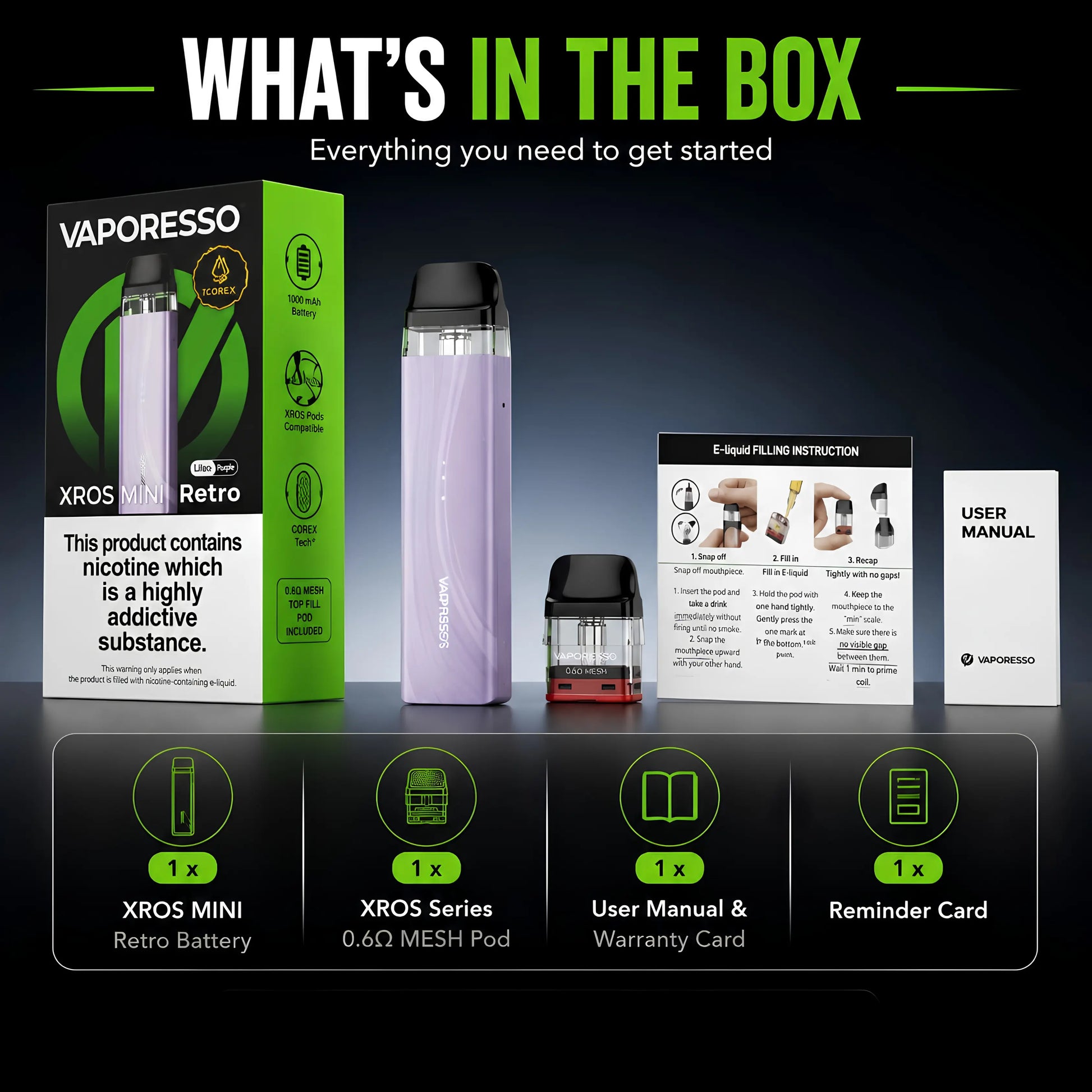 Vaporesso XROS Mini Retro Pod Vape Kit
