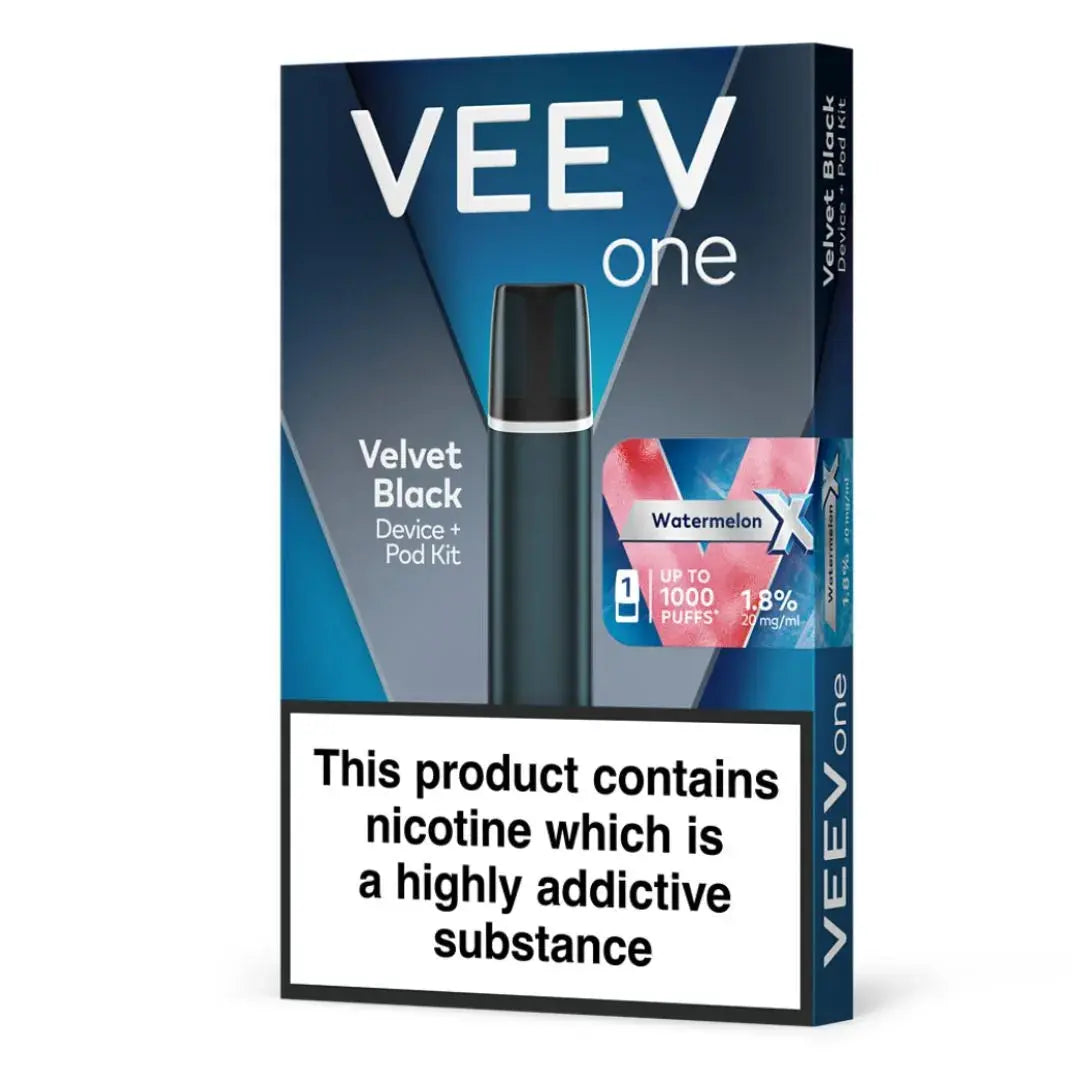 VEEV One Velvet Black Device + Pod Kit