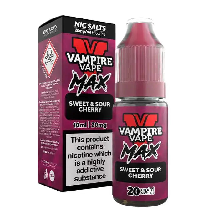 Vampire Vape Max Nic Salts 20mg UK Vape Kings