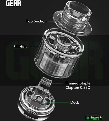 Wotofo Gear V2 RTA Wotofo