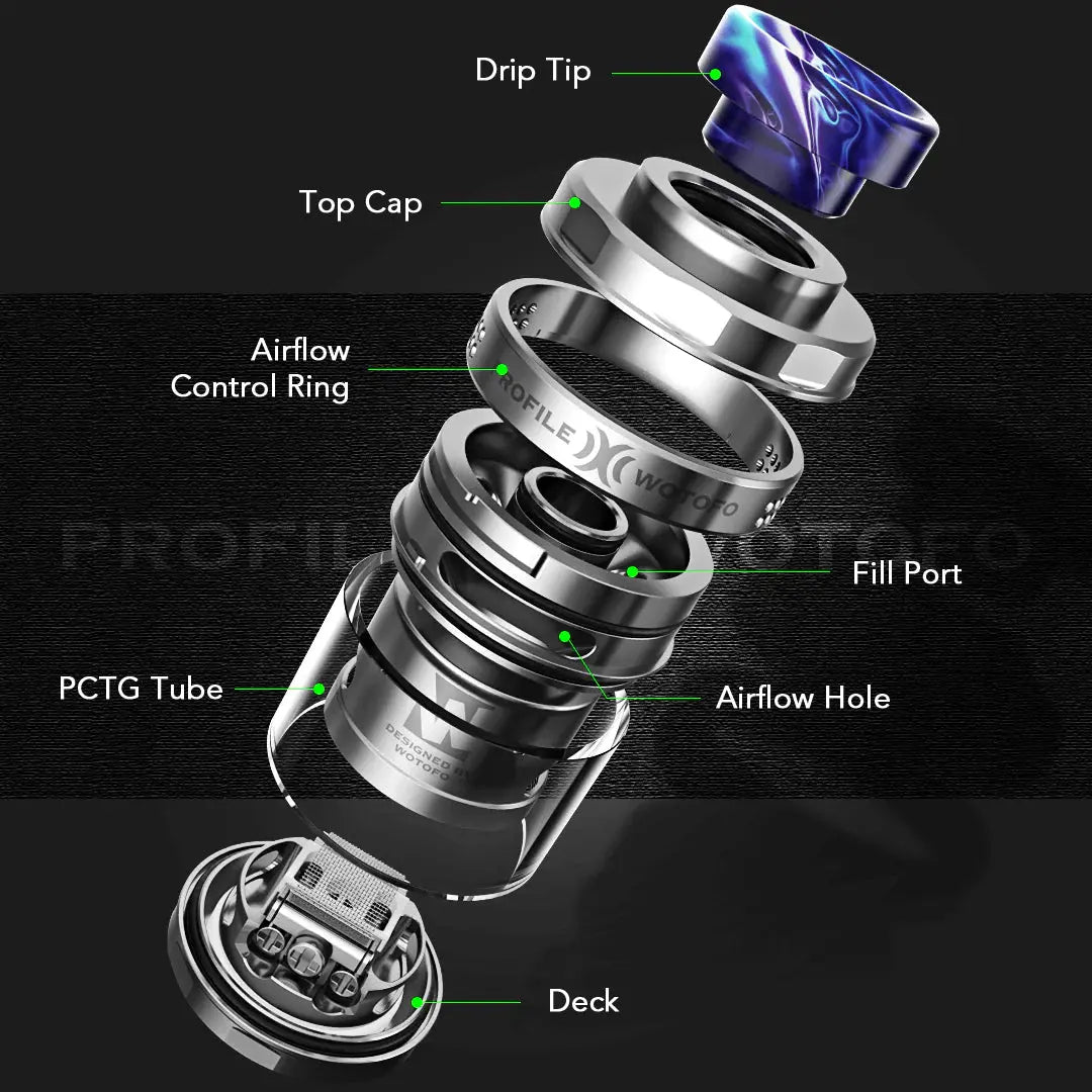 Wotofo Profile X RTA | XL Glass Included