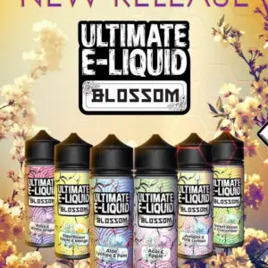 Ultimate E Liquid Blossom Range 100ml Shortfill  70/30 VG/PG image 0