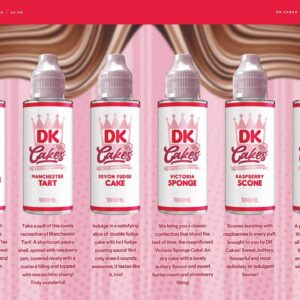 Donut King Cakes 100ml Shortfill Eliquid  70/30 VG/PG image 0