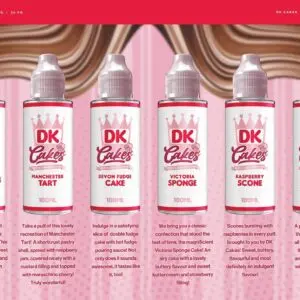 Donut King Cakes 100ml Shortfill Eliquid  70/30 VG/PG image 0