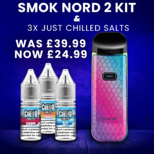 Smok Nord 2 Pod Kit with 3 Just Chilled Nic Salts image 0