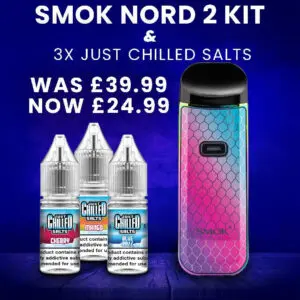 Smok Nord 2 Pod Kit with 3 Just Chilled Nic Salts image 0