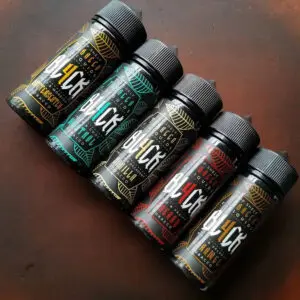 BL4CK E Liquid Tobacco Range 100ml Shortfill by Frumist  70/30 VG/PG image 0