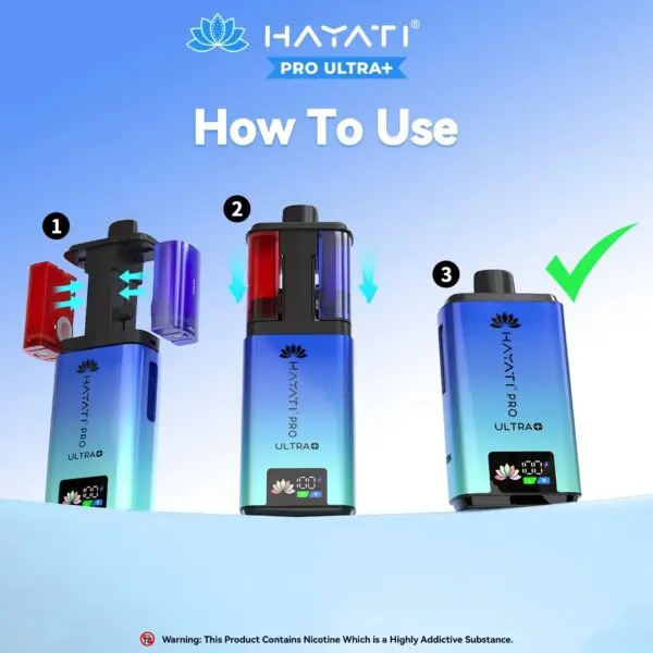 Hayati Pro Ultra Plus 25K Prefilled Vape Kit Hayati