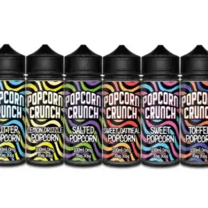 Popcorn Crunch 100ml E-Liquid Shortfill 70/30 VG/PG image 0