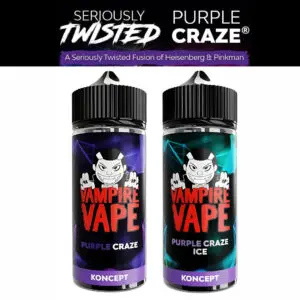 Purple Craze Koncept by Vampire Vape 100ml 70/30 VG/PG E-Liquid Shortfill image 0
