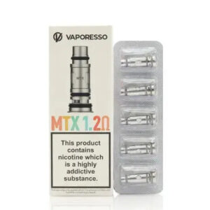 Vaporesso MTX Replacement Coils 1.2 Ohm 5pcs/pack image 0