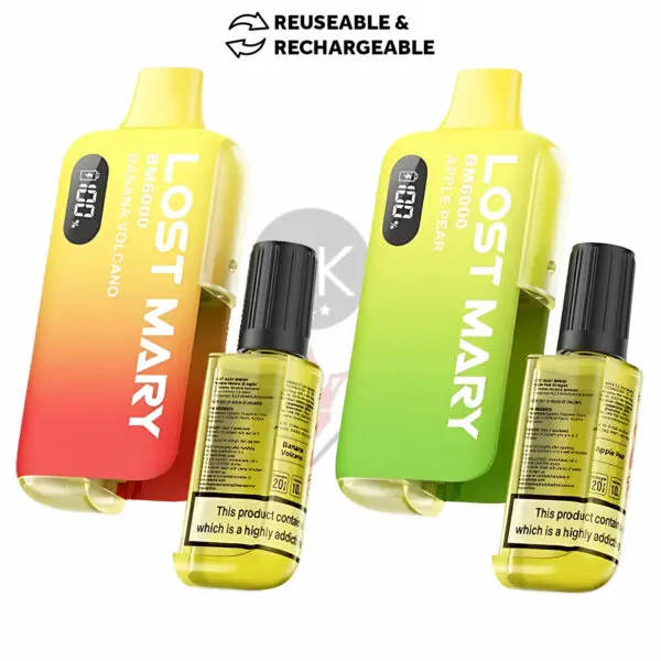 Lost Mary BM6000 Pod Kit – Rechargeable Refillable Vape | 6000 Puffs image 0 Lost Mary BM6000 Pod Kit – Rechargeable Refillable Vape | 6000 Puffs image 0
