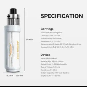 VOOPOO Argus Pro 2 80W Pod Vape Kit | PnP-X Platform VOOPOO