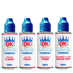 Donut King Breakfast E-liquid Range 100ml Shortfill  70/30 VG/PG image 0