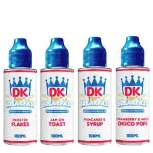 Donut King Breakfast E-liquid Range 100ml Shortfill  70/30 VG/PG image 0