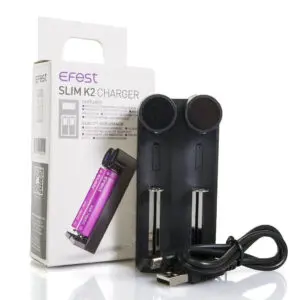 Efest Slim K2 Dual Bay USB Battery Charger image 0
