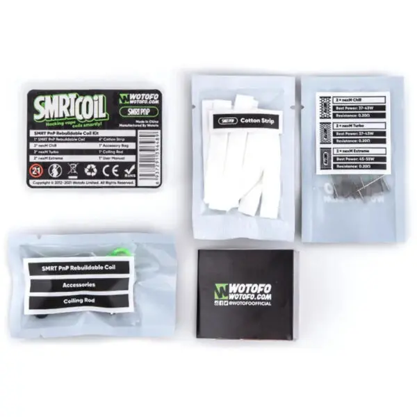 Wotofo SMRT PnP Rebuildable Coil Kit image 0 Wotofo SMRT PnP Rebuildable Coil Kit image 0