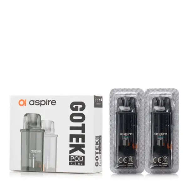 Aspire Gotek X Refillable Pods - 2ml or 4.5ml XL | Mesh 0.8Ω 2pcs/pack - 4.5ml - Two Pack image