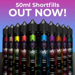 Hades E Liquid Range 50ml Shortfill | Best Seller | £4.99 ONLY  70/30 VG/PG image 0