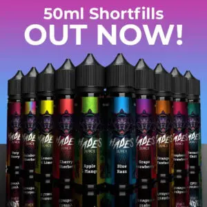Hades E Liquid Range 50ml Shortfill | Best Seller | £4.99 ONLY  70/30 VG/PG image 0