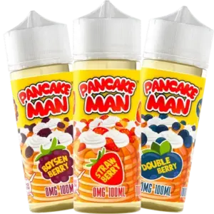 Pancake Man 100ml E-Liquid Shortfill 70/30 VG/PG image 0