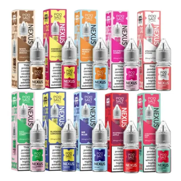 Pod Salt NEXUS Nic Salts 10ml - 10mg image 0 Pod Salt NEXUS Nic Salts 10ml - 10mg image 0