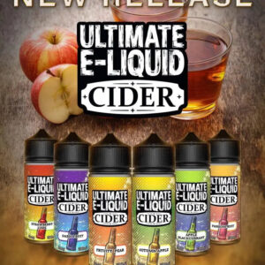 Ultimate E Liquid Cider Range 100ml Shortfill  70/30 VG/PG image 0