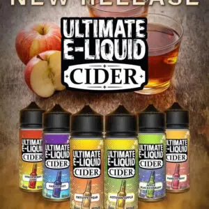 Ultimate E Liquid Cider Range 100ml Shortfill  70/30 VG/PG image 0