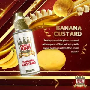 Donut King Limited Edition E-liquid 100ml Shortfill  70/30 VG/PG image 0