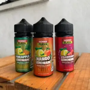 Horny E Liquid Lemonade 100ml Shortfill  70/30 VG/PG image 0