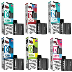 IVG Pro 12 Refill Pods – 2ml + 10ml | Up to 10,000 Puffs | 20mg Nic Salt image 0