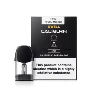 Uwell Caliburn A3, AK3 and AZ3 Replacement Pods - 4pcs/pack | 1.0 Ohm Mesh image 0