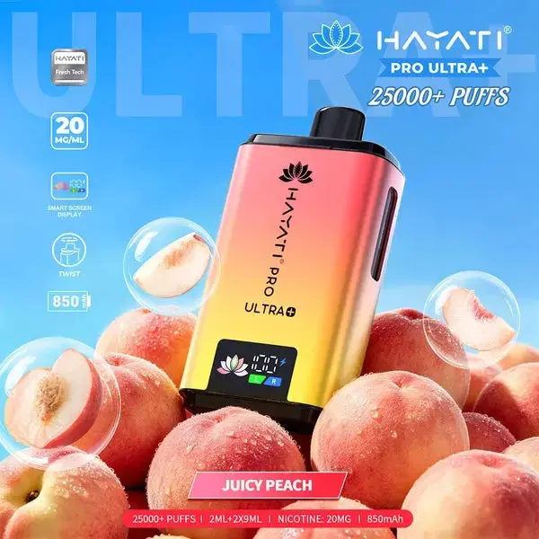 Hayati Pro Ultra Plus 25K Prefilled Vape Kit Hayati