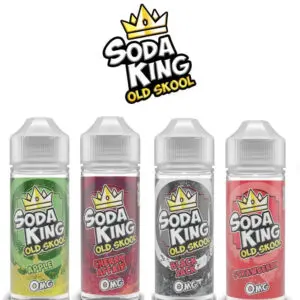 Soda King Old Skool 100ml E-Liquid Shortfill  70/30 VG/PG image 0