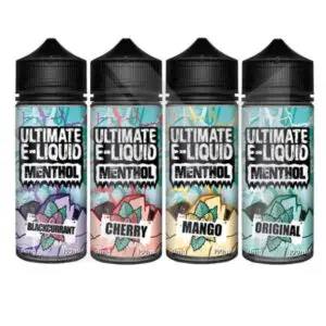 Ultimate E Liquid Menthol Range 100ml Shortfill  70/30 VG/PG image 0