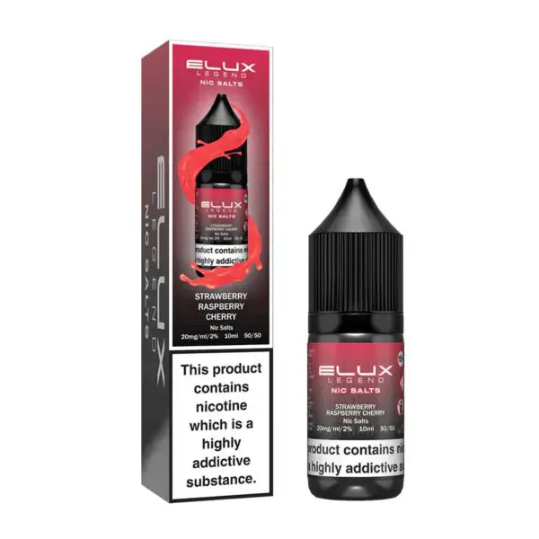 Elux Legend Nic Salts 10ml - 20MG - Strawberry Raspberry Cherry image