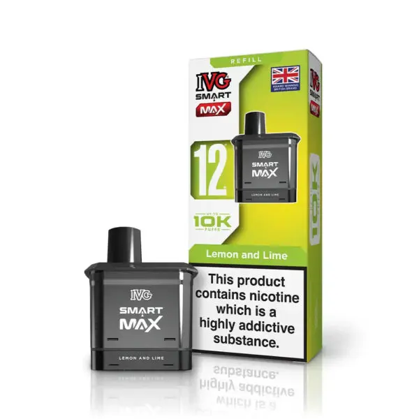 IVG Smart Max Prefilled Pod – 10K Puffs - Lemon Lime image