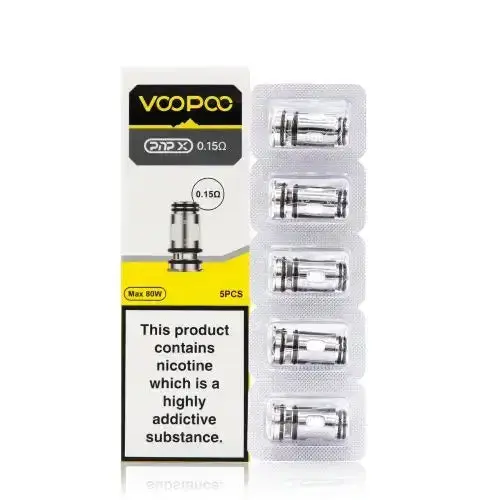 Voopoo PnP-X Series Replacement Coils | 5 Pcs/Pack - 0.15ohm DTL image